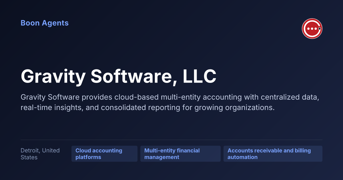 Gravity Software, LLC — company overview
