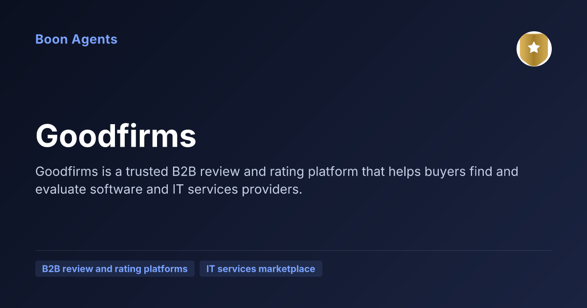 Goodfirms — company overview