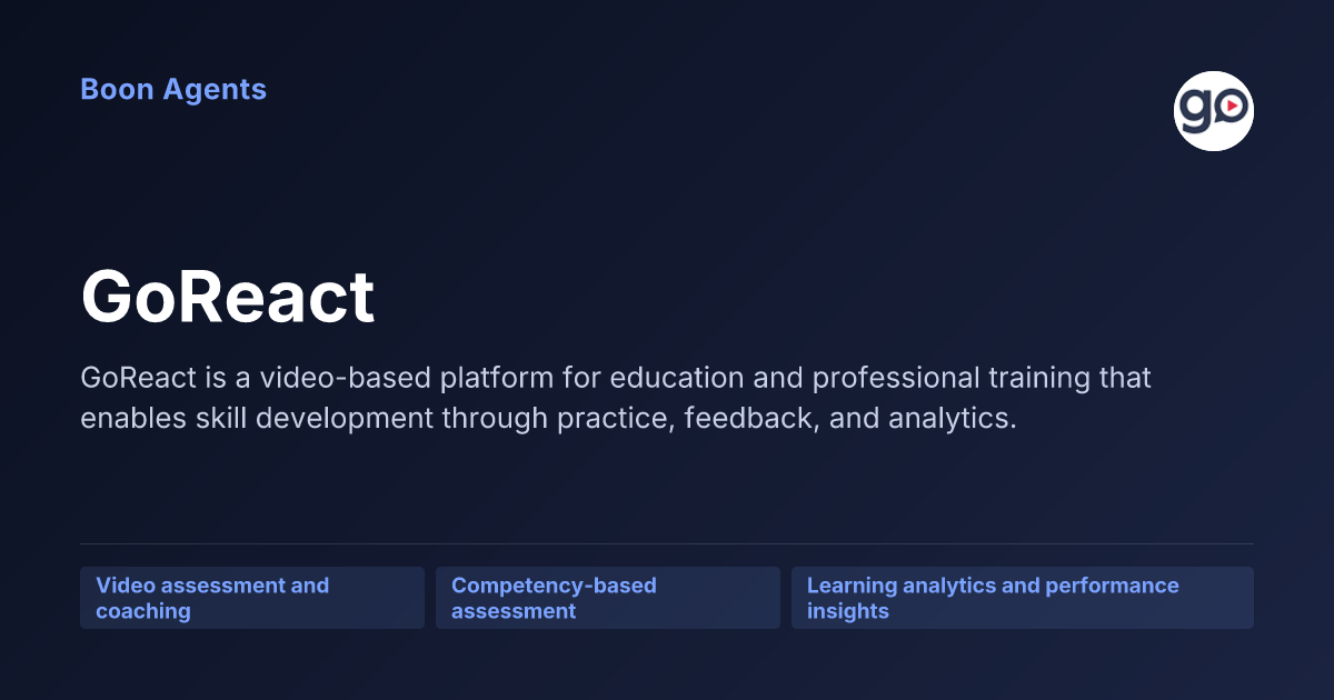 GoReact — company overview