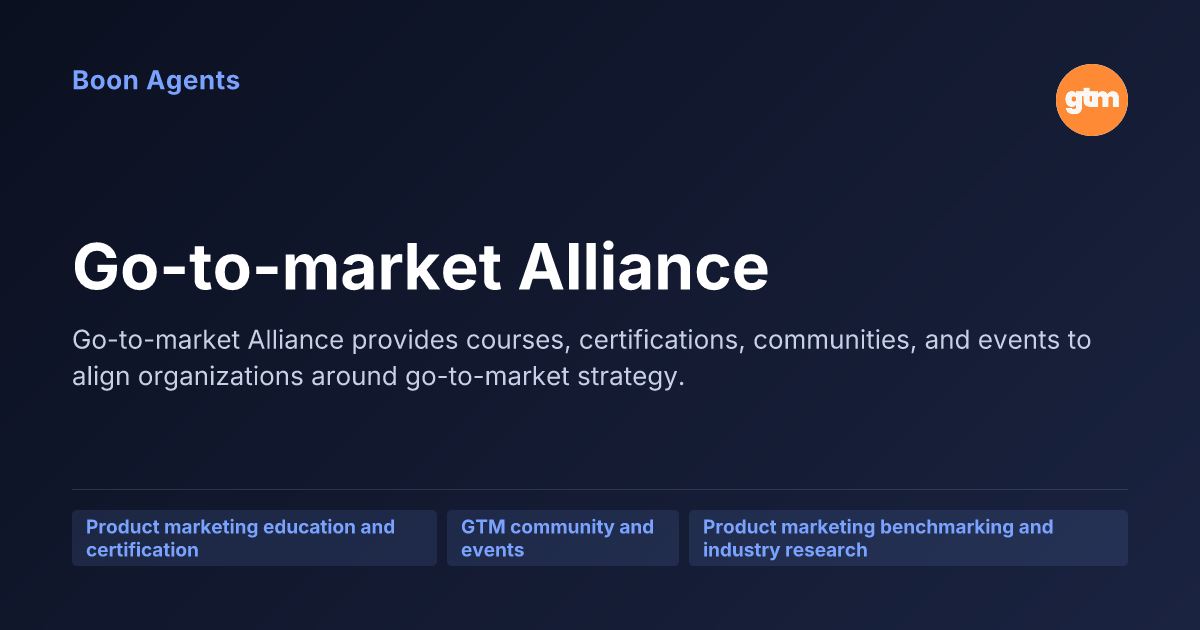 Go-to-market Alliance — company overview
