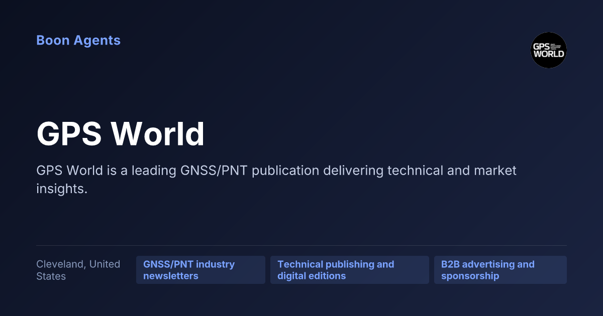GPS World — company overview