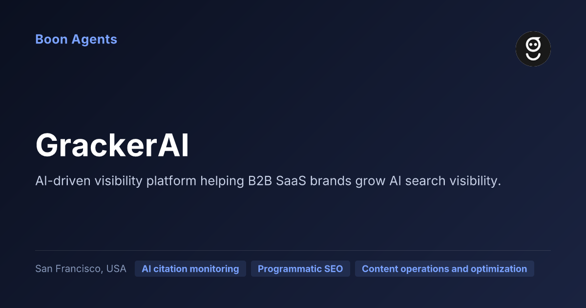 GrackerAI — company overview