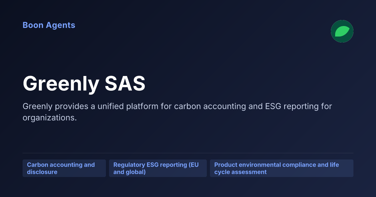 Greenly SAS — company overview