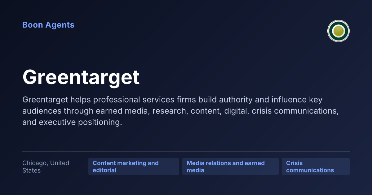 Greentarget — company overview