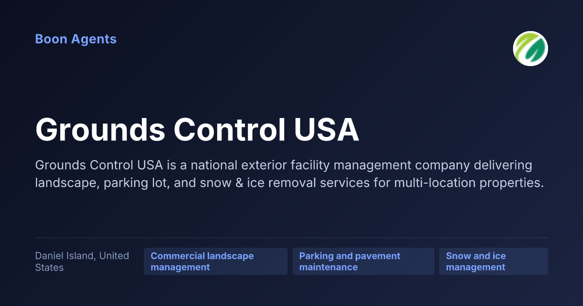 Grounds Control USA — company overview