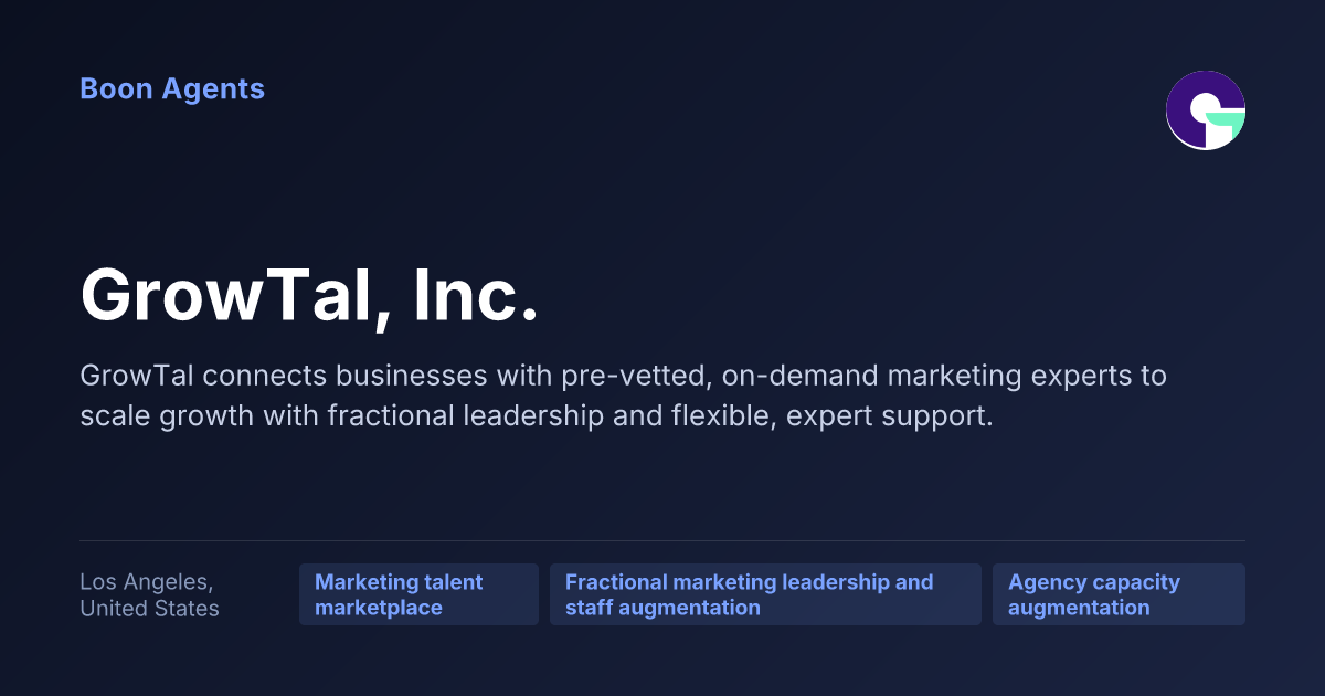 GrowTal, Inc. — company overview