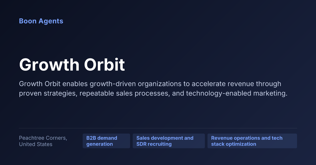 Growth Orbit — company overview