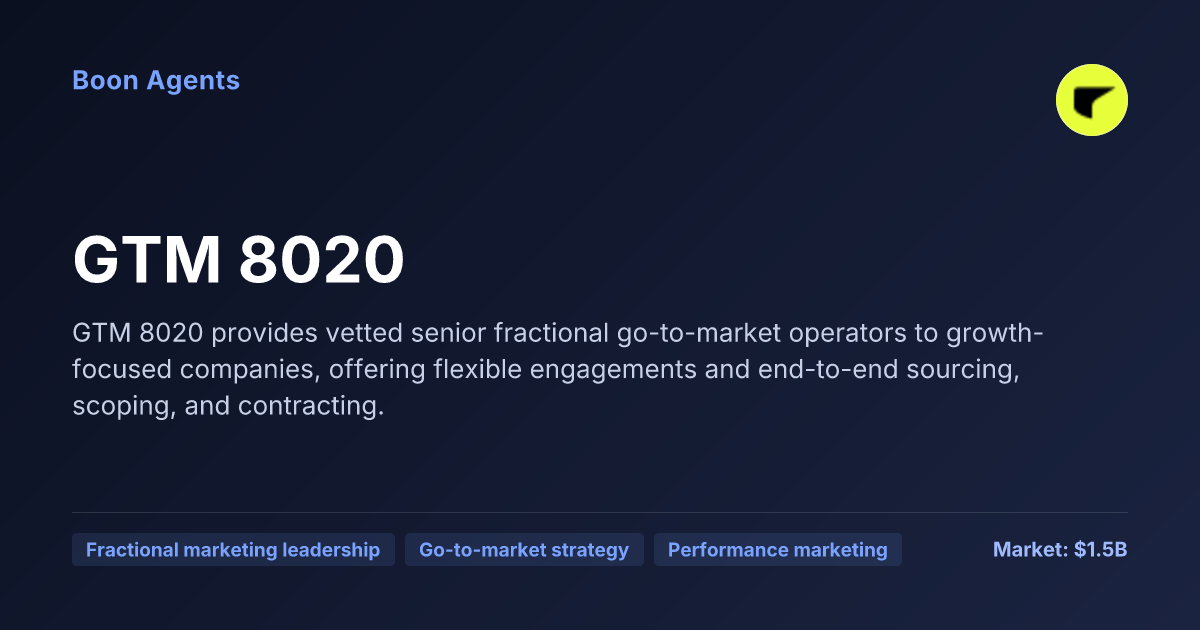 GTM 8020 — company overview