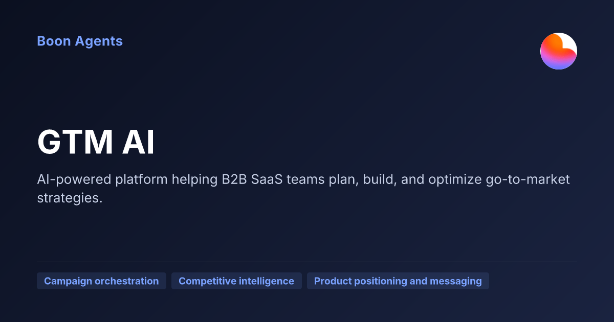 GTM AI — company overview