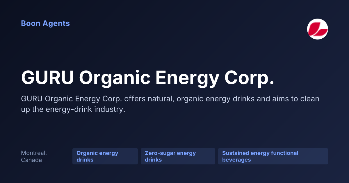 GURU Organic Energy Corp. — company overview