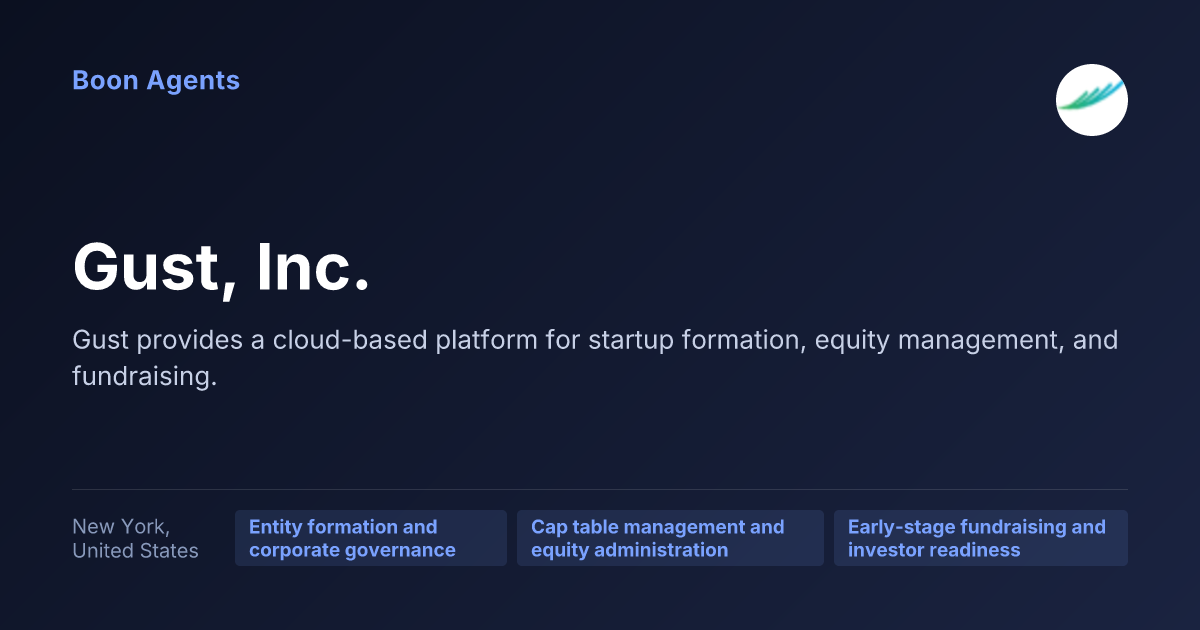 Gust, Inc. — company overview