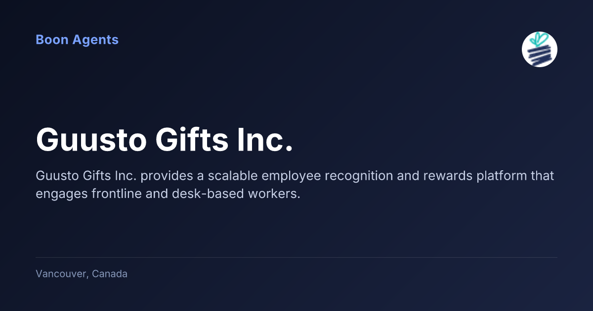 Guusto Gifts Inc. — company overview