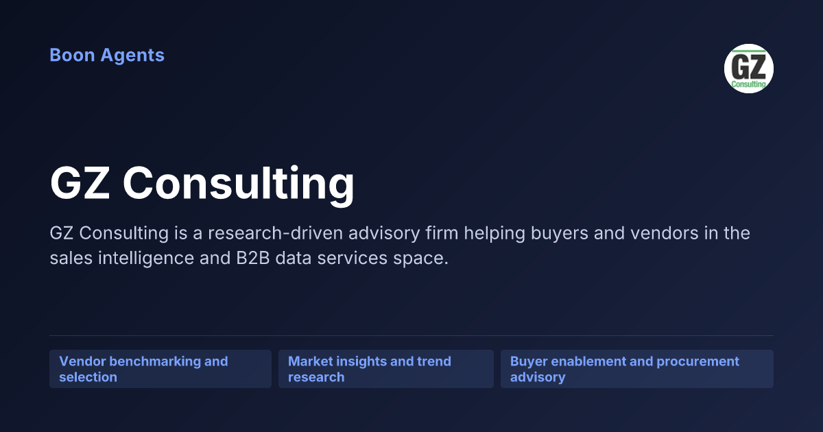 GZ Consulting — company overview