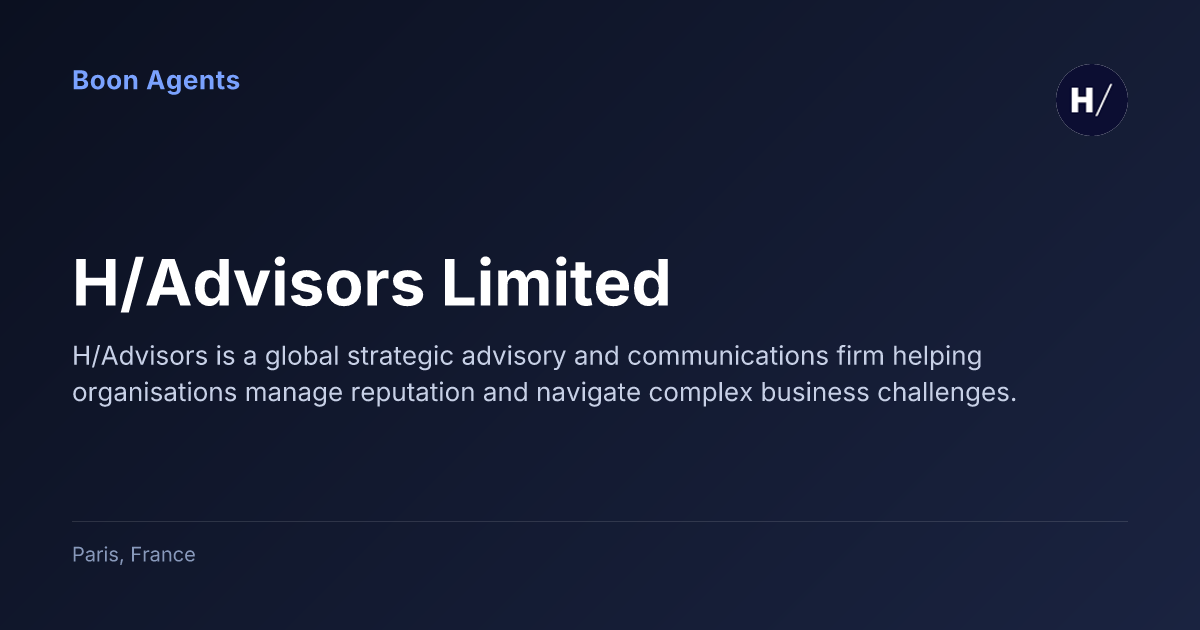 H/Advisors Limited — company overview