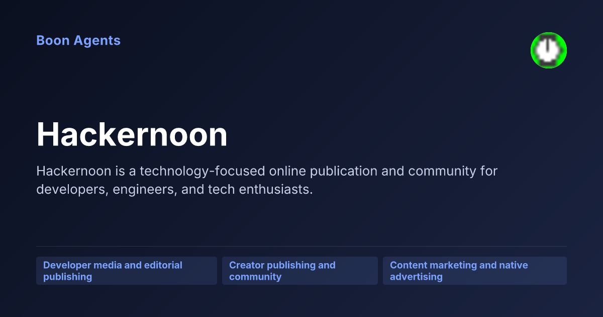 Hackernoon — company overview
