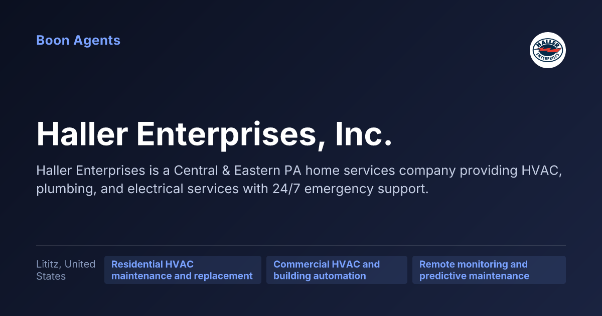 Haller Enterprises, Inc. — company overview