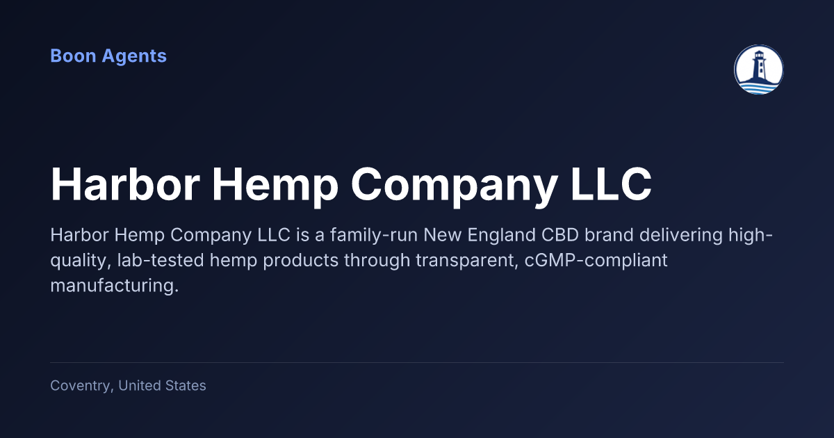 Harbor Hemp Company LLC — company overview