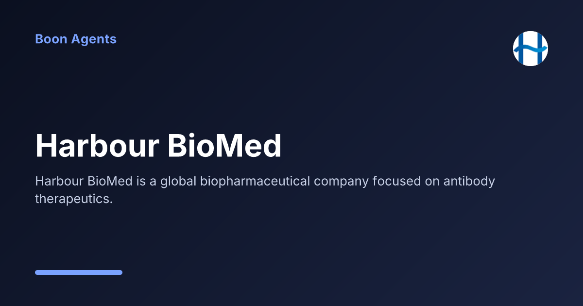 Harbour BioMed — company overview