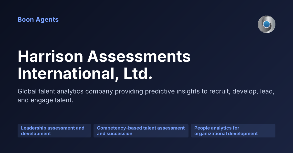 Harrison Assessments International, Ltd. — company overview
