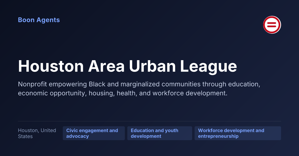 Houston Area Urban League — company overview