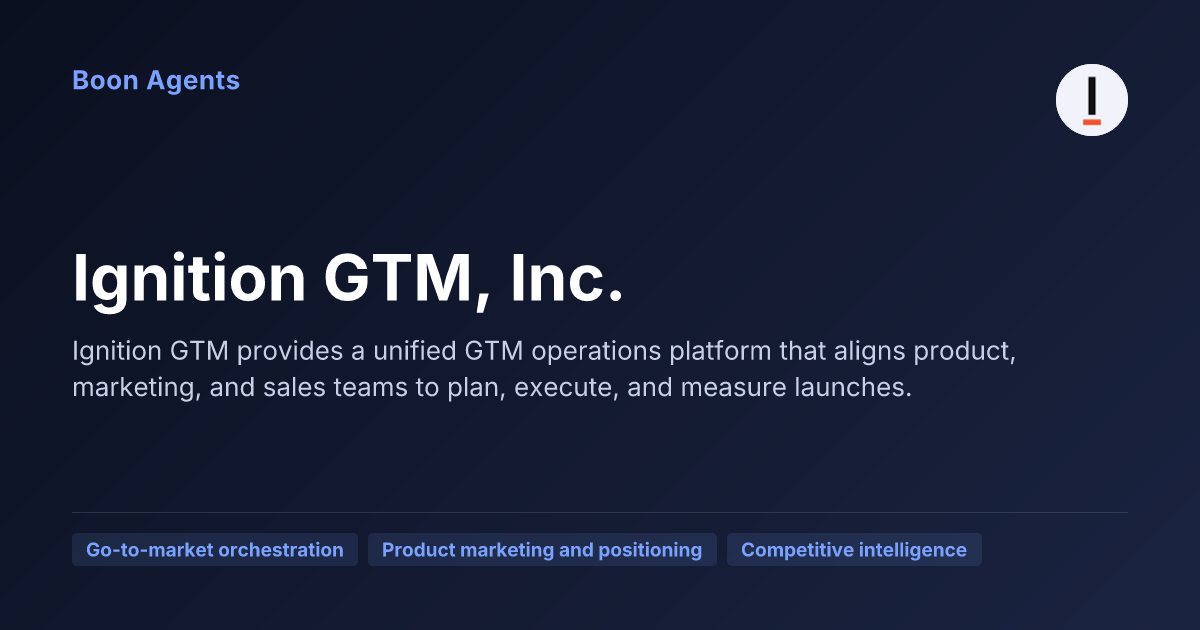 Ignition GTM, Inc. — company overview