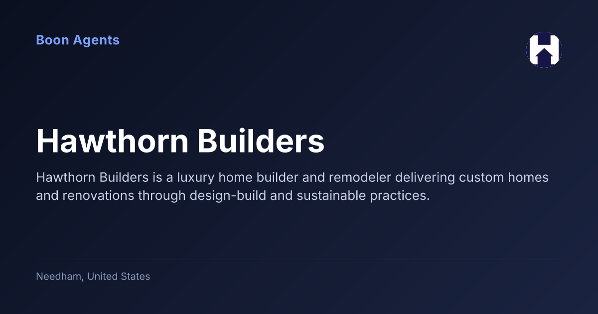 Hawthorn Builders — company overview
