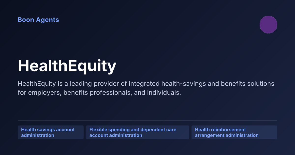 HealthEquity — company overview