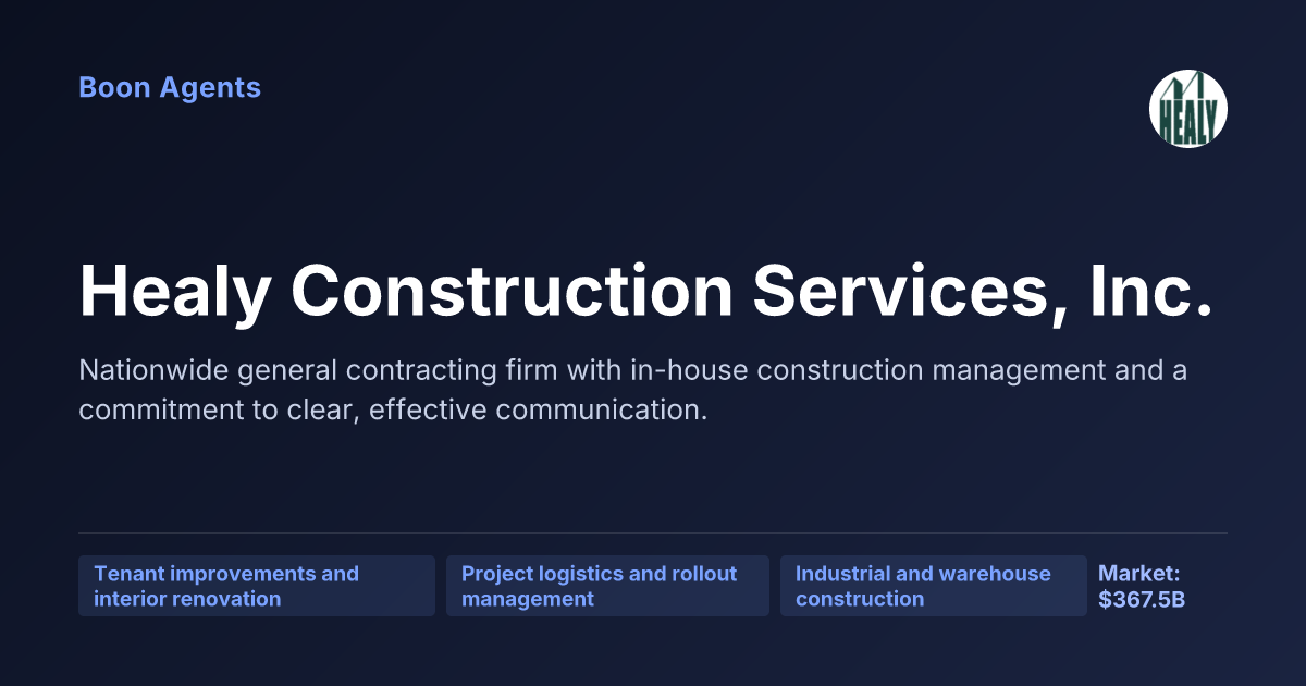 Healy Construction Services, Inc. — company overview