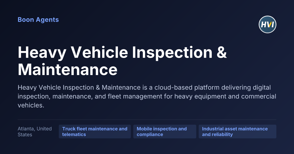 Heavy Vehicle Inspection & Maintenance — company overview