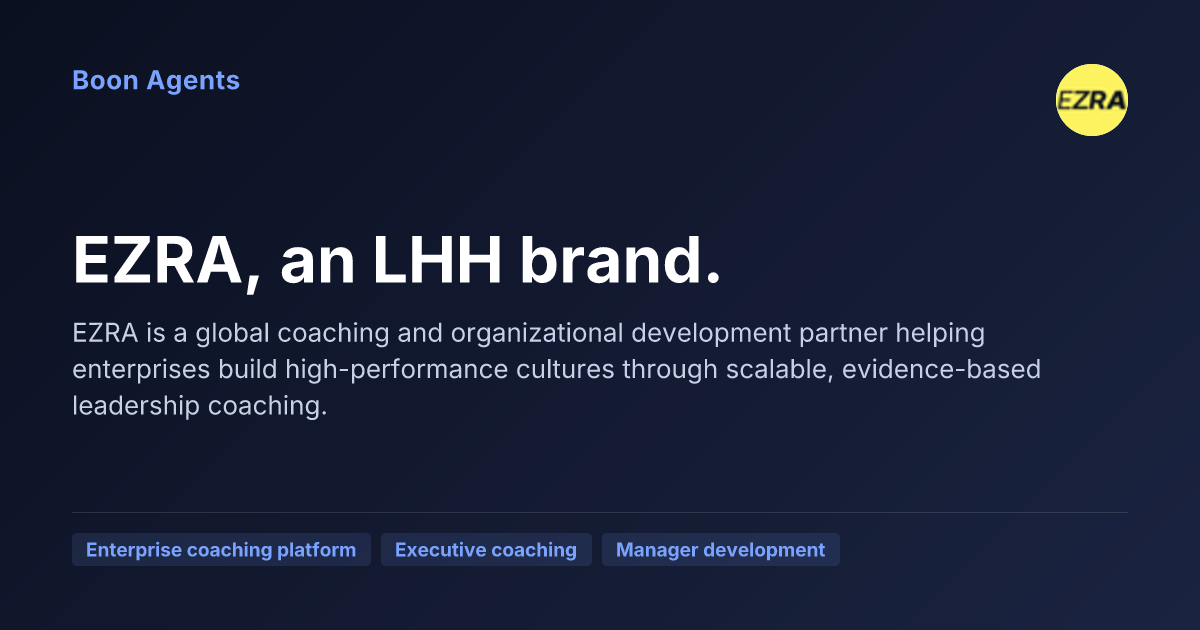 EZRA, an LHH brand. — company overview