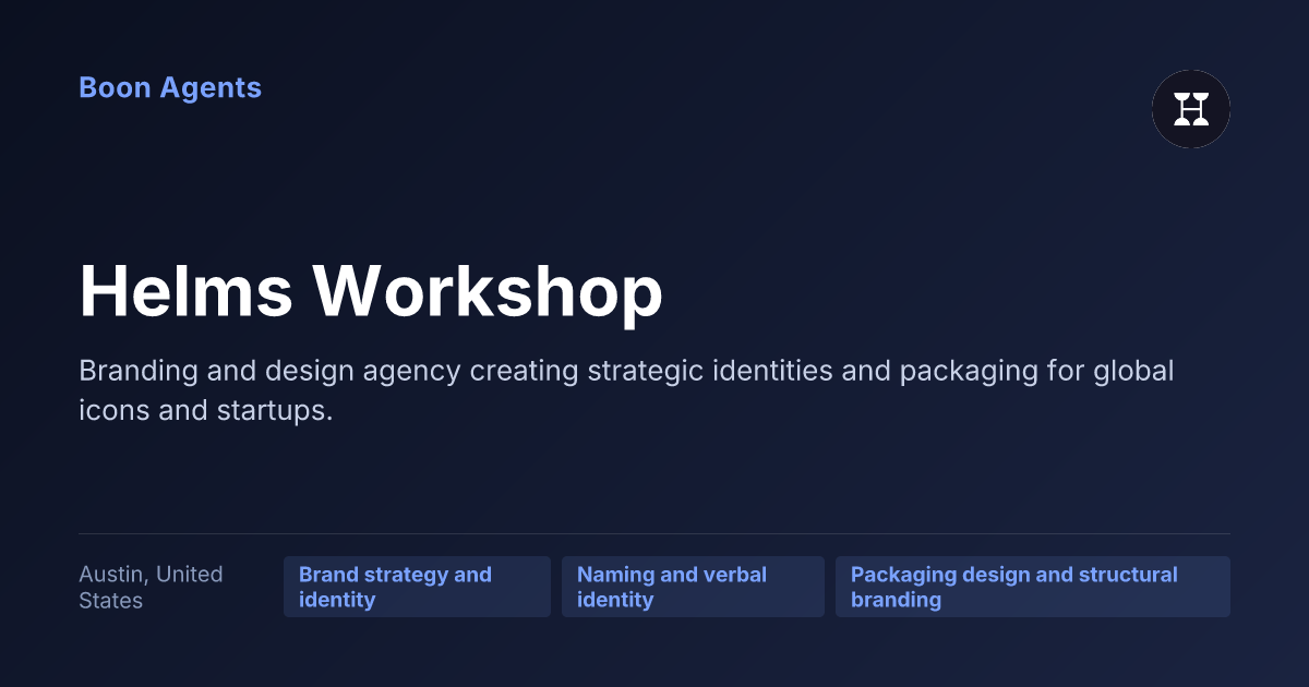 Helms Workshop — company overview