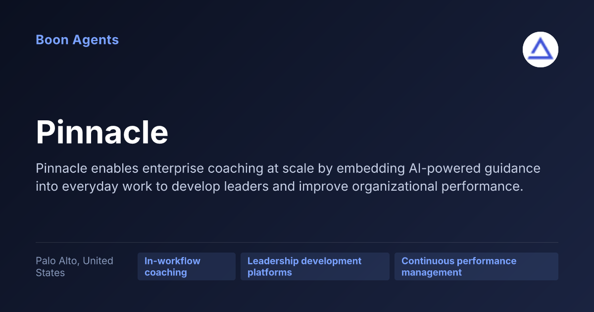 Pinnacle — company overview