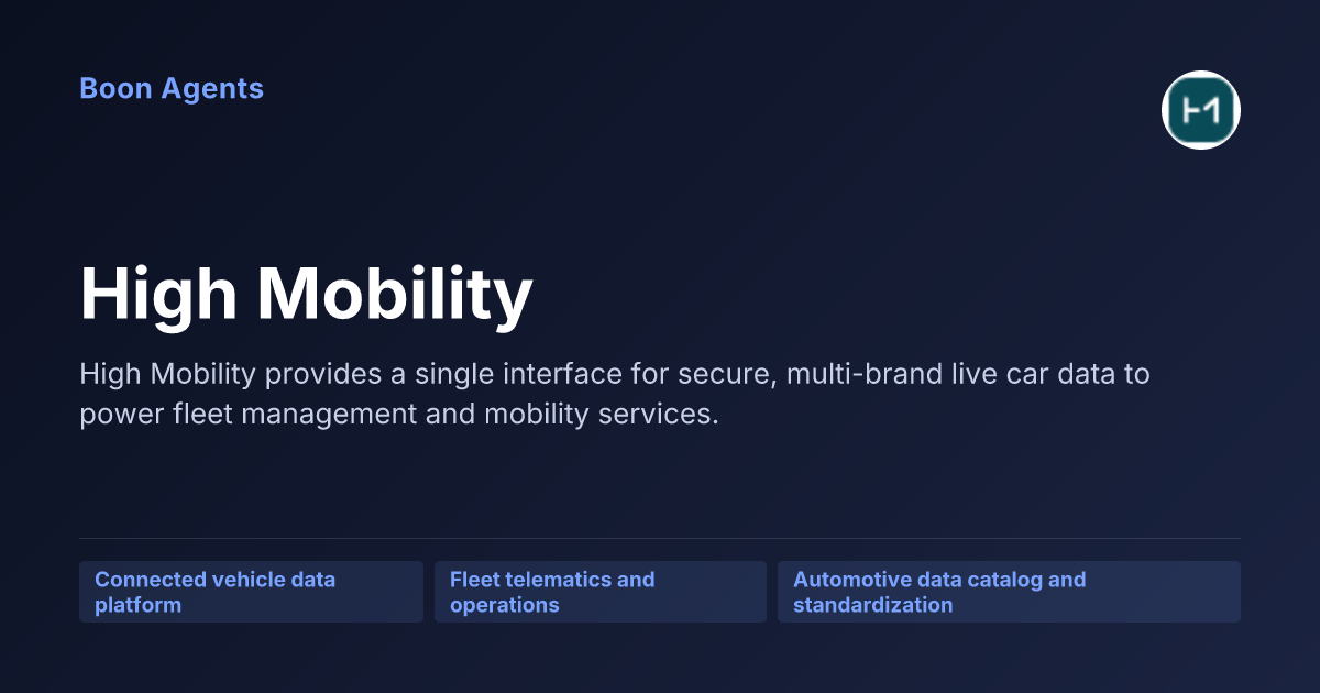 High Mobility — company overview