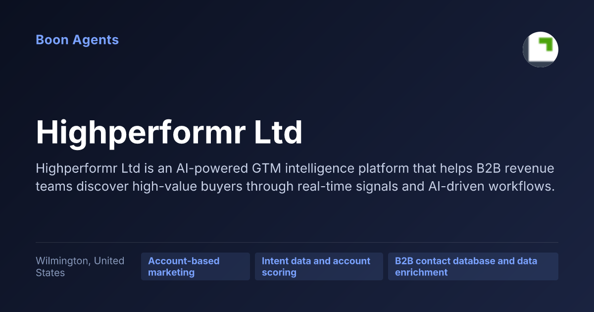 Highperformr Ltd — company overview