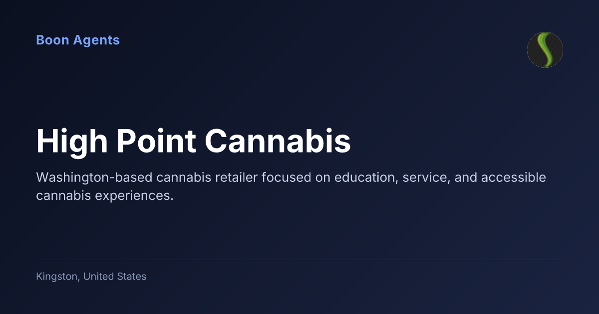 High Point Cannabis — company overview