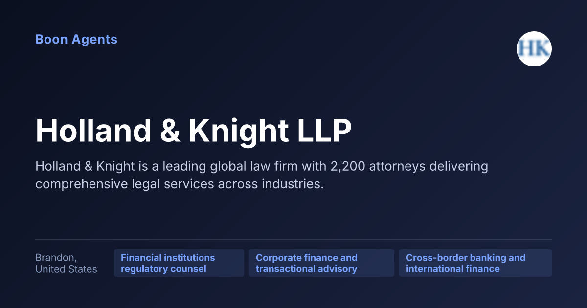 Holland & Knight LLP — company overview