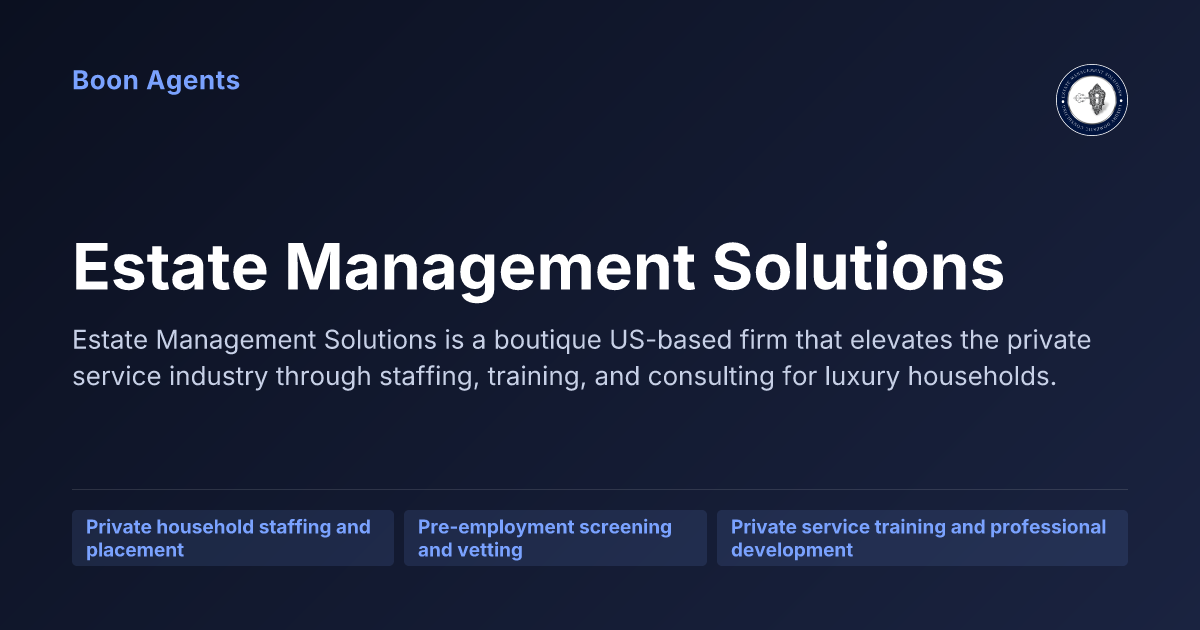 Estate Management Solutions — company overview