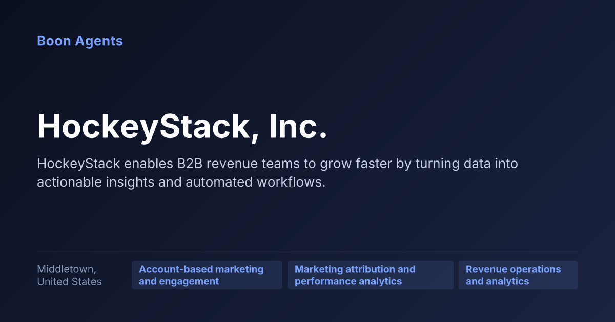 HockeyStack, Inc. — company overview