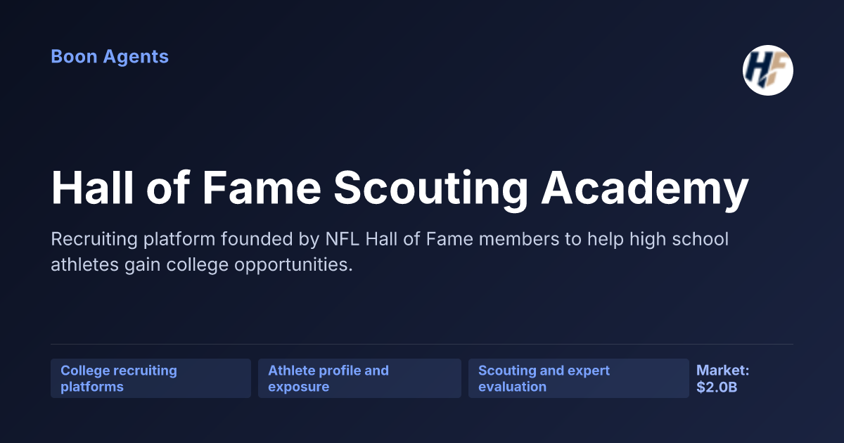 Hall of Fame Scouting Academy — company overview