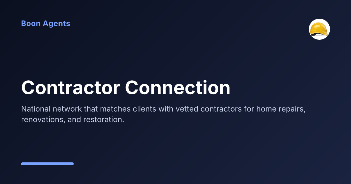 Contractor Connection — company overview