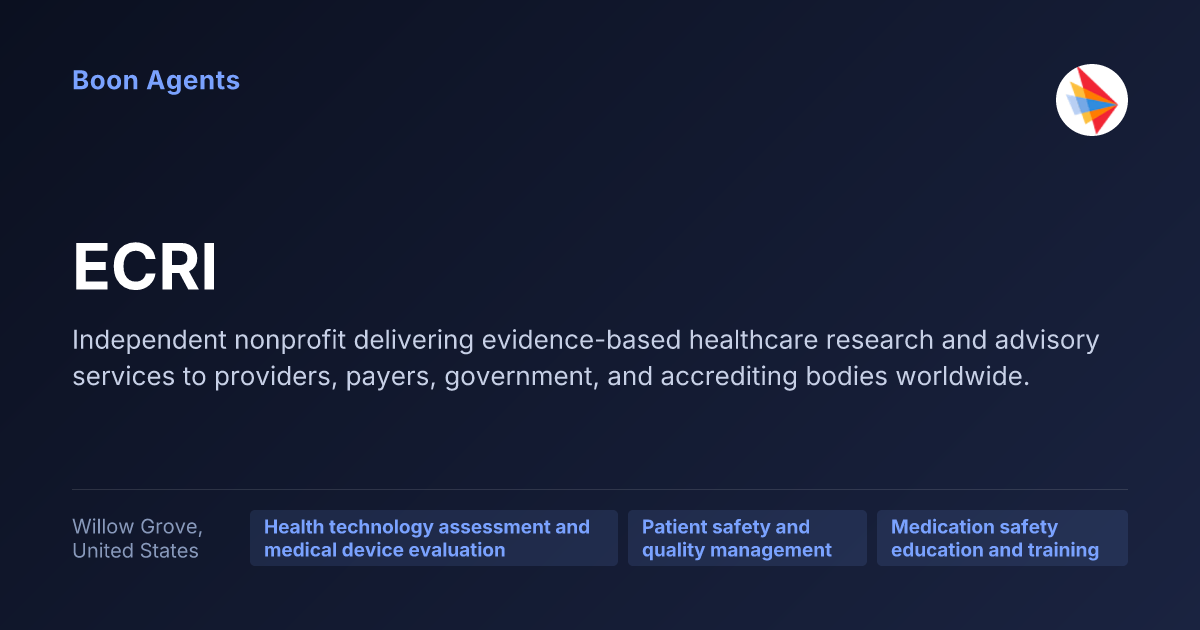 ECRI — company overview