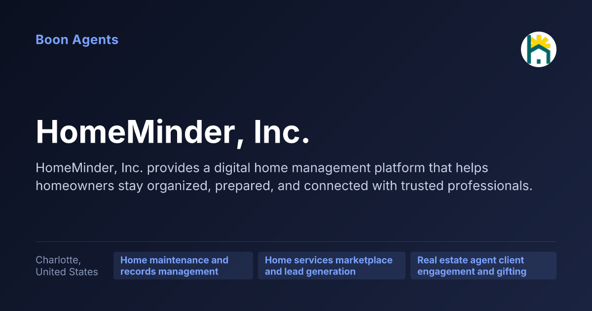HomeMinder, Inc. — company overview