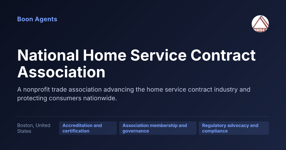 National Home Service Contract Association — company overview