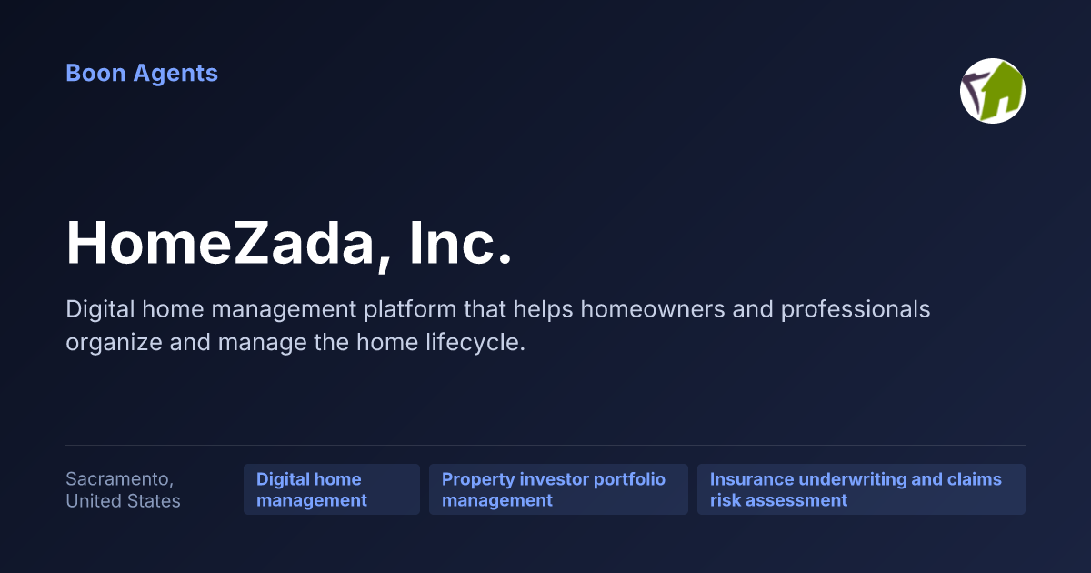 HomeZada, Inc. — company overview