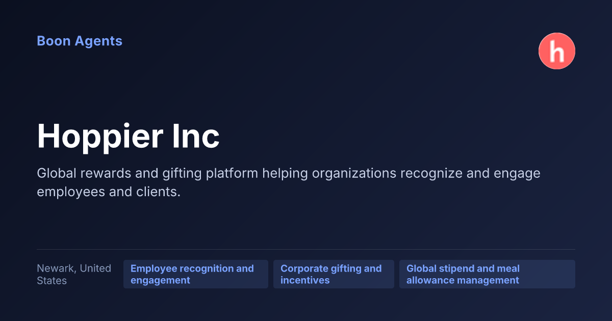 Hoppier Inc — company overview