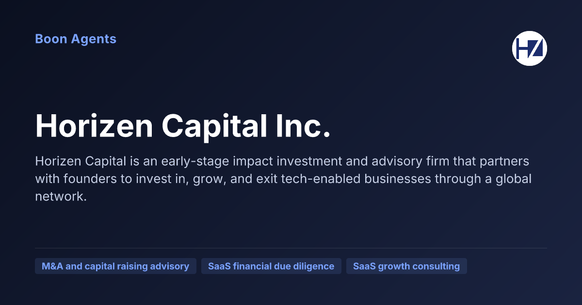 Horizen Capital Inc. — company overview
