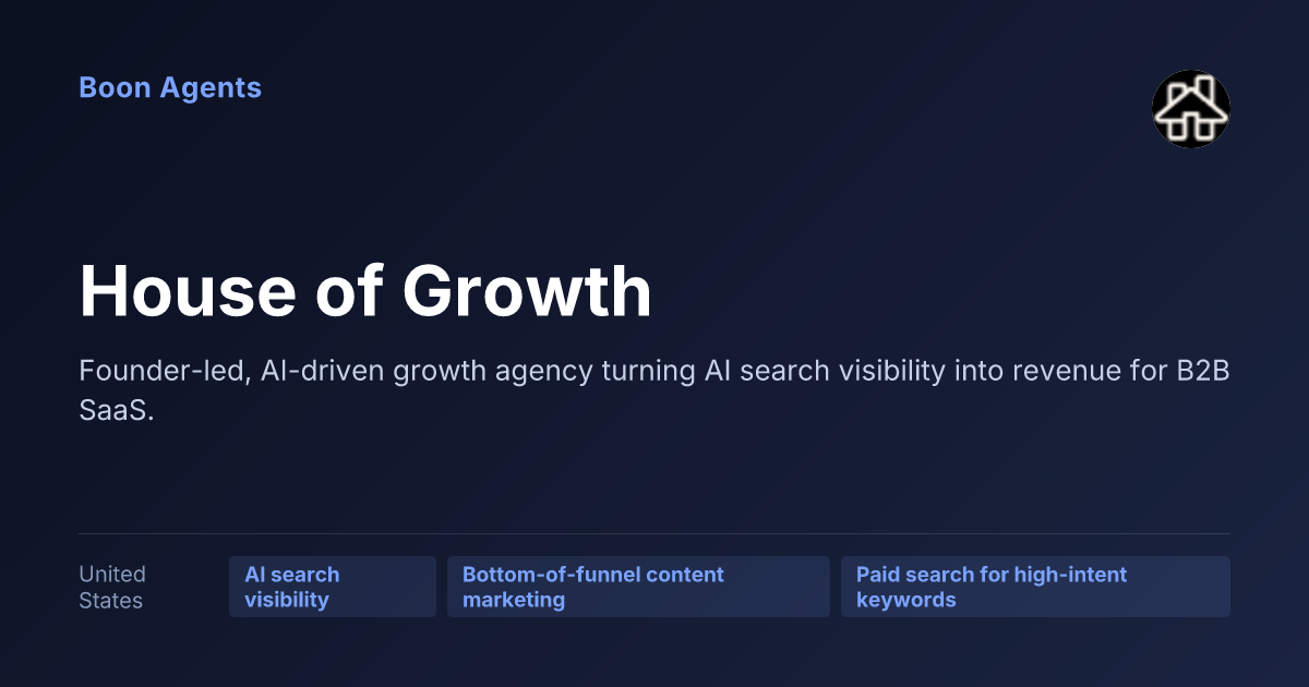 House of Growth — company overview
