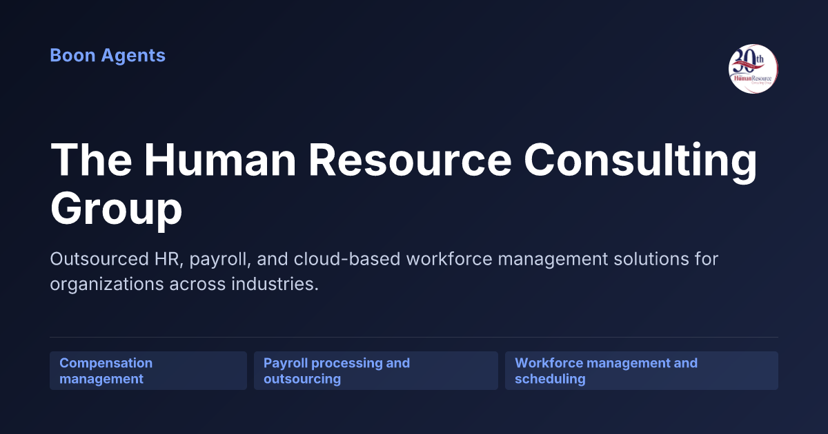 The Human Resource Consulting Group — company overview