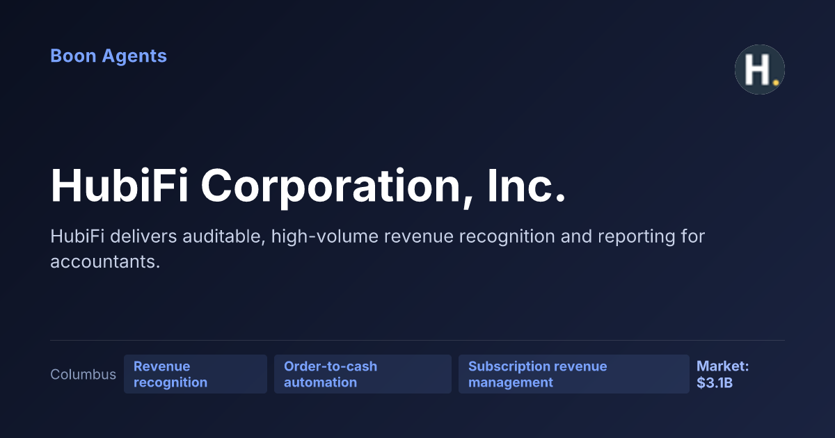 HubiFi Corporation, Inc. — company overview