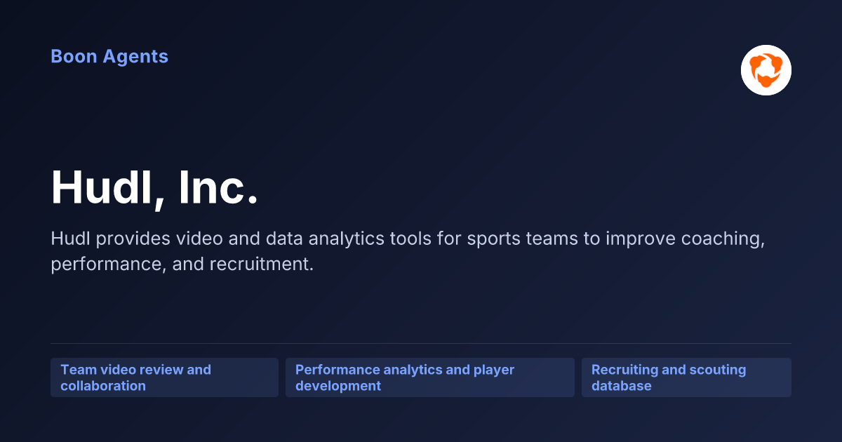 Hudl, Inc. — company overview
